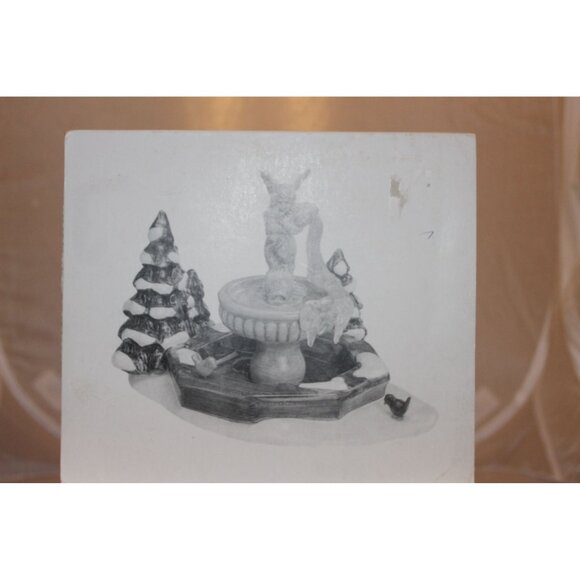 Dept 56 Snow Village - Winter Fountain - Picture 6 of 8